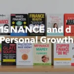 Collage de portadas de 15 libros recomendados sobre finanzas personales y crecimiento personal.